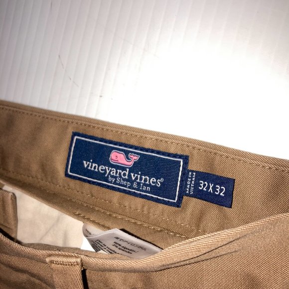Vineyard Vines Breaker Pants Chino Brown Sz measures 32x31 - Picture 5 of 6